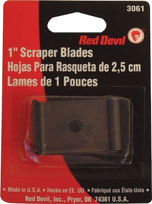 Red Devil® Single Edge Scraper Blade, 1