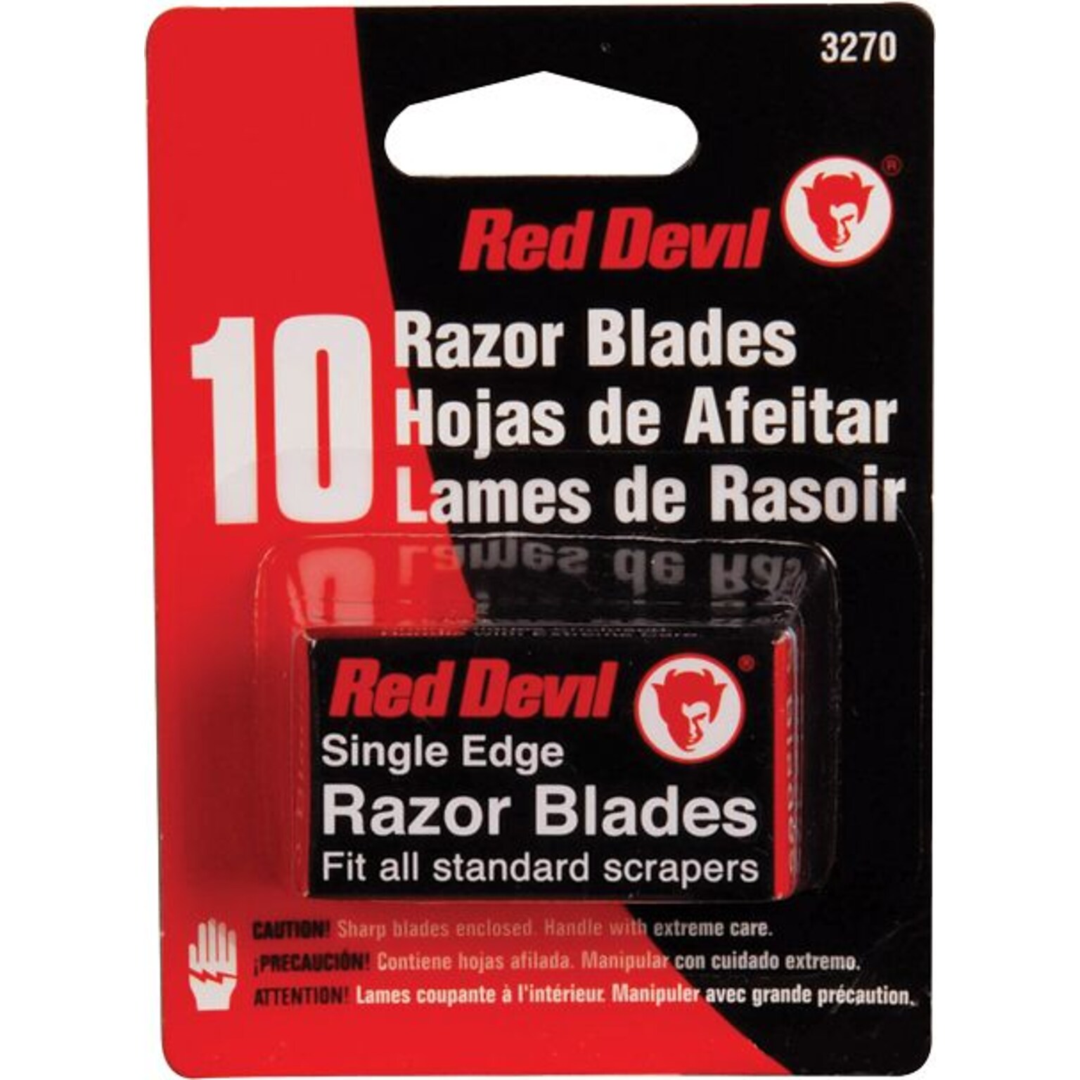 Red Devil® Single Edge Razor Blade, 10 Blades