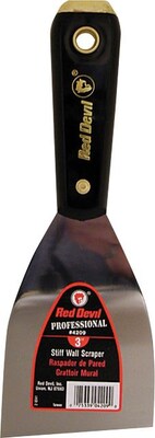 Red Devil Series 4200 Professional 3" Putty Knife, Flexible Steel (630-4210)