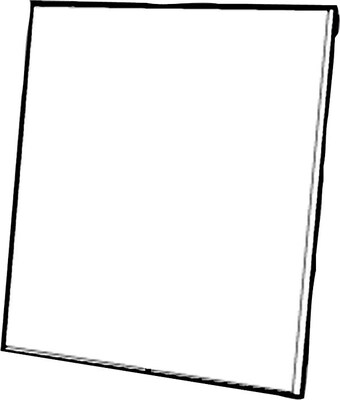 Jackson® Back Cover Plates,  in (L) x 5 in (W), Clear