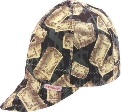 Comeaux® Deep Round Crown Caps, Assorted Prints, Size 7 1/2