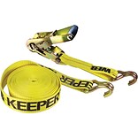 Keeper® Ratchet Tie-Down Strap, Double J Hook Ends,  Capacity 10000 lbs., 2 X 27
