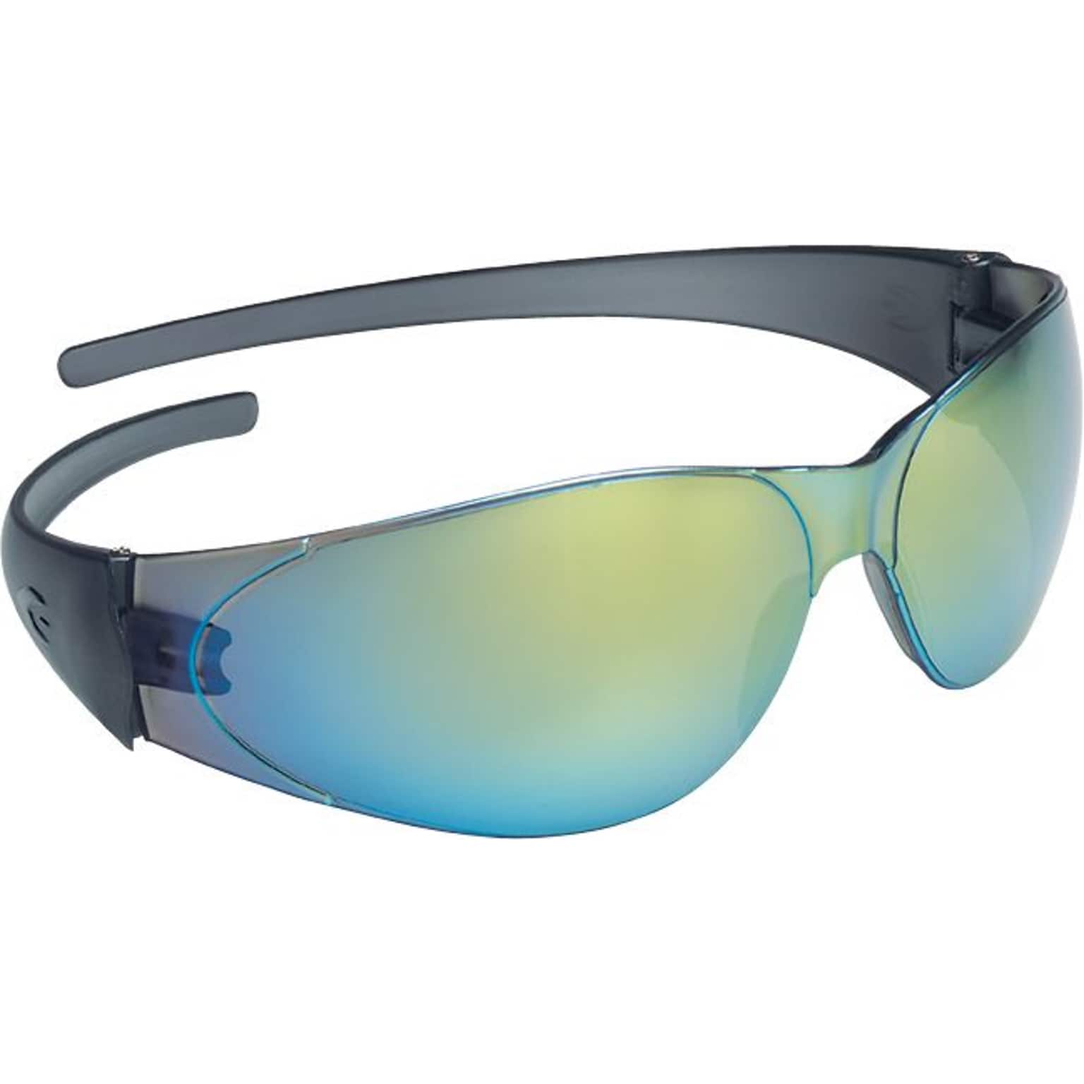 MCR Safety Crews Checkmate® Glasses, Flexible Bayonet Temples, Clear Tint & Frame (CREWS)