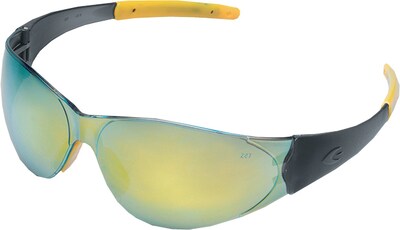 MCR Safety Checkmate® 2 Safety Glasses, Scratch Resistant, Bayonet Temples, Gray Frame & Lens (CK212