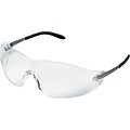 MCR Crews Blackjack® Safety Glasses, Foldable Temples, Chrome Frame