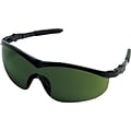 Crews Storm® Protective Eyewear, Black Frame Green 5.0 (CREWS)