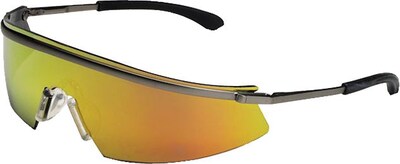 Crews Triwear® Metal Protective Eyewear, Platinum Frame/Clear Anti-Fog Lens