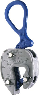 Campbell® GX Clamps, Forged Steel, 1 Ton Grip Capacity 1/16 Min, 3/4 in Max