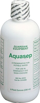Guardian AquaGuard Gravity-Flow Eye Wash Refills, 8 oz. (333-G1540BA)