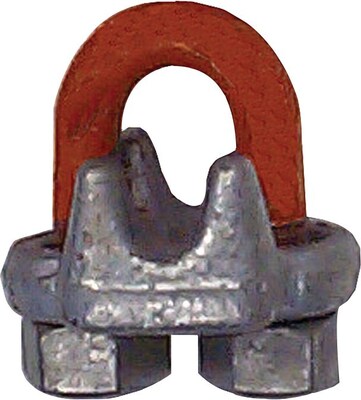CM® Rigging Wire Rope Clip, Forged Steel, Galvanized, 3/8 in
