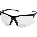 Smith & Wesson® 30-06 Uncoated Reader Safety Glasses; Universal, Clear/Black, +2.5 Diopter