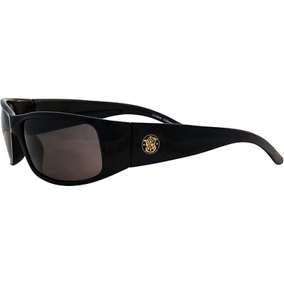 Smith & ® Elite™ Scratch-Resistant Anti-Fog Standard Safety Glasses; Universal, Amber/Black