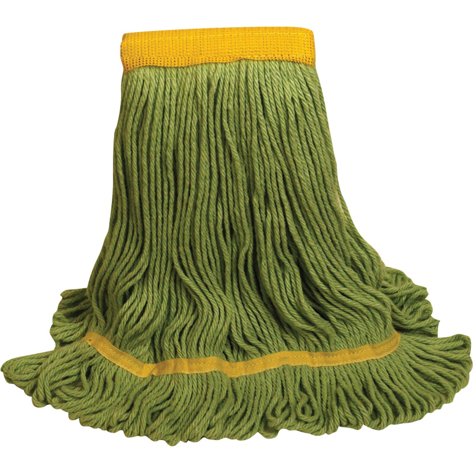 ODell 1400 Series Medium Recycled PET Mop Head, 5 Headband, Green (1400M/GR)