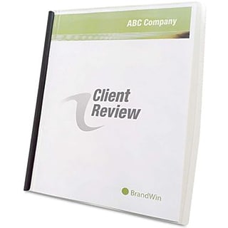 GBC Slide n Bind Report Cover, Letter Size, Clear, 10/Bx
