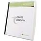 GBC Slide 'n Bind Report Cover, Letter Size, Clear, 10/Pack (W67504)