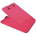 Saunders® SlimMate Portable Desktop, 1 Capacity, Holds 8 1/2W x 12H, Pink