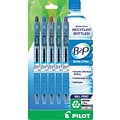 Pilot B2P Bottle 2 Pen Retractable Ballpoint Pens, Medium Point, Assorted Ink, 5/Pack (32814)