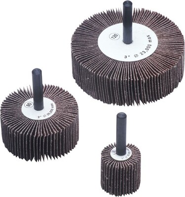 CGW Abrasives® Flap Wheels, 80 Grit, 1 x 1 x 1/4