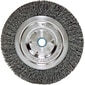 Weiler® Bench Grinder Wheels, Medium Face Wheel, Wire Material Steel, 6" Diameter