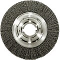 Weiler® Trulock™ Medium-Face Crimped Wire Wheels, Wire Material Steel, 10 Diameter