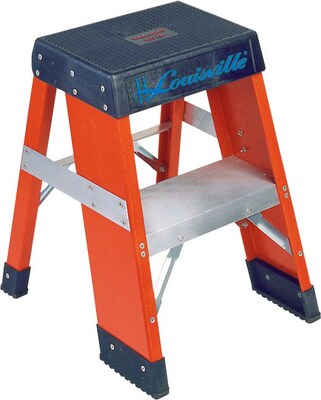 Louisville® Ladders FY8000 Series Industrial Fiberglass Step Stands, 2 ft
