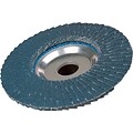 Weiler® Tiger Disc™ Angled Style Flap Discs; 60 Grit, 4-1/2, 7/8 Arbor Diameter