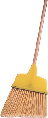 Weiler® Large Flagged Plastic Bristle Angle Broom