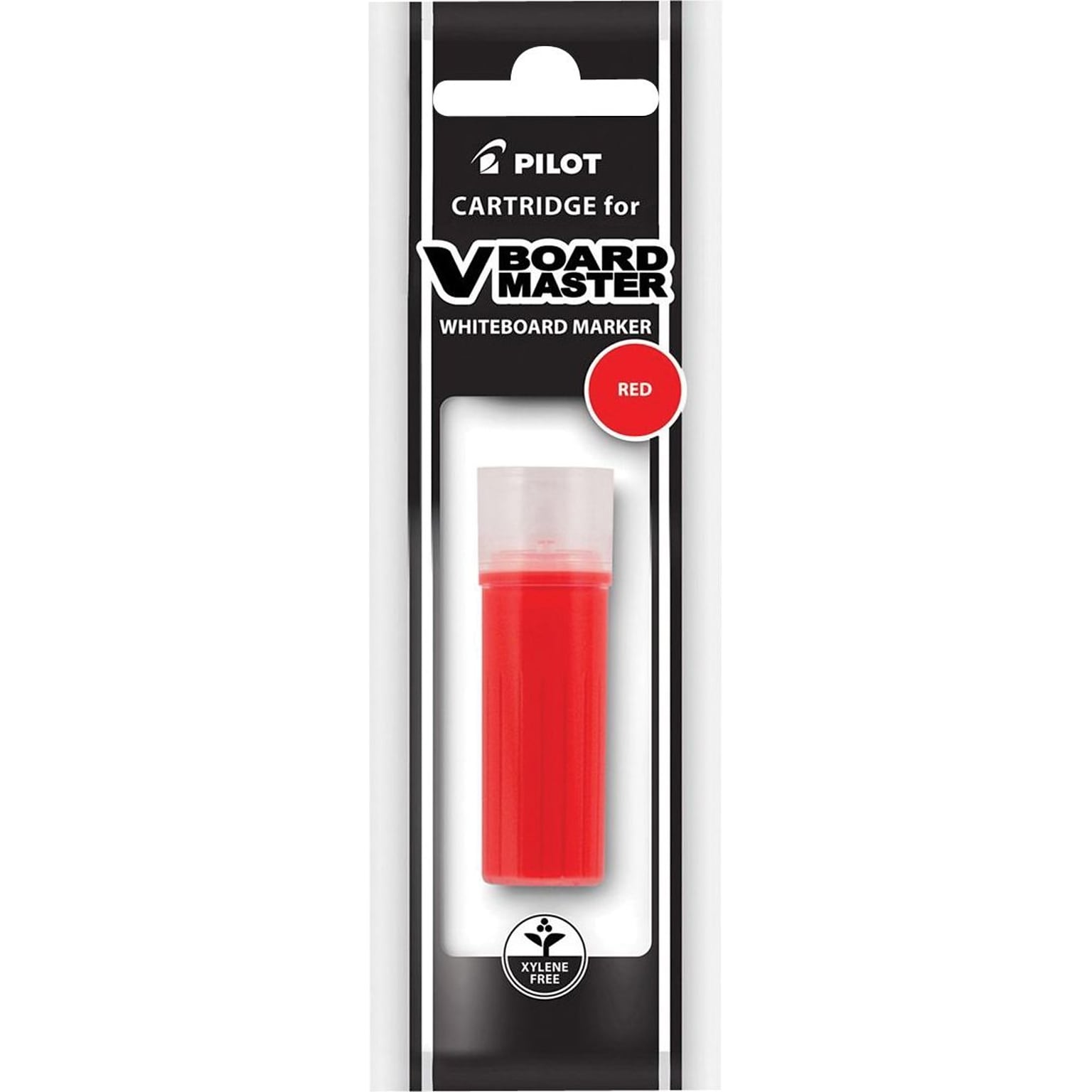 Pilot V Board Master BeGreen Dry Erase Marker Refill, Red (43924)
