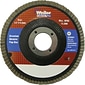 Weiler® Vortec Pro® Abrasive Flap Discs, 60 Grit, 4-1/2", 7/8" Arbor Diameter
