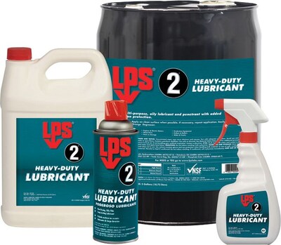 DBS LPS® 2® Industrial-Strength Lubricants, Aerosol Can, 12 oz, 12/Carton