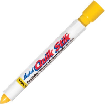 Quik Stik™ 11/16 in Tip 0 - 140° F 6 in (L) Paint Marker, White