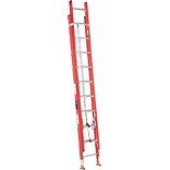 Louisville® Ladders FE3200 Series Fiberglass Channel Extension Ladders, 20 ft