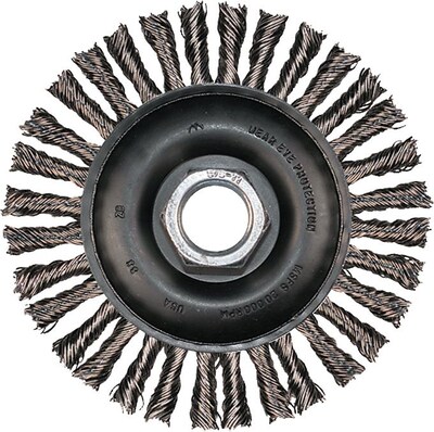 Advance Brush Stringer Bead Twist Knot Wheels, 4 in