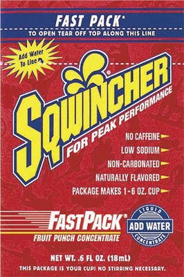 Fast Pack® 6 oz Yield Powder Mix Single Serving Energy Drink, 0.6 oz Pack, Mixed Berry