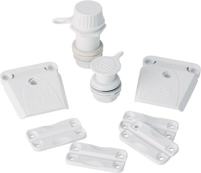 Igloo® White Plastic Ice Chest Parts Kit, Used with All Ice Chests