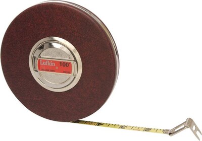 Lufkin® Home Shop Measuring Tapes, 100ft Blade
