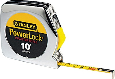 Stanley® Powerlock® Pocket Tape Rules, 1/4 x 10ft Blade