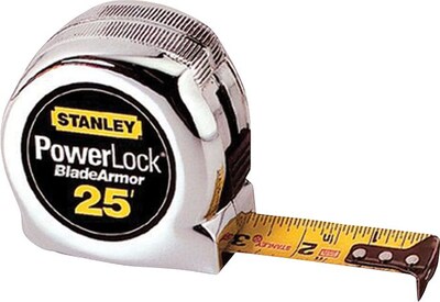Stanley® Powerlock® Tape Rules w/BladeArmor™,1 X 25ft Blade