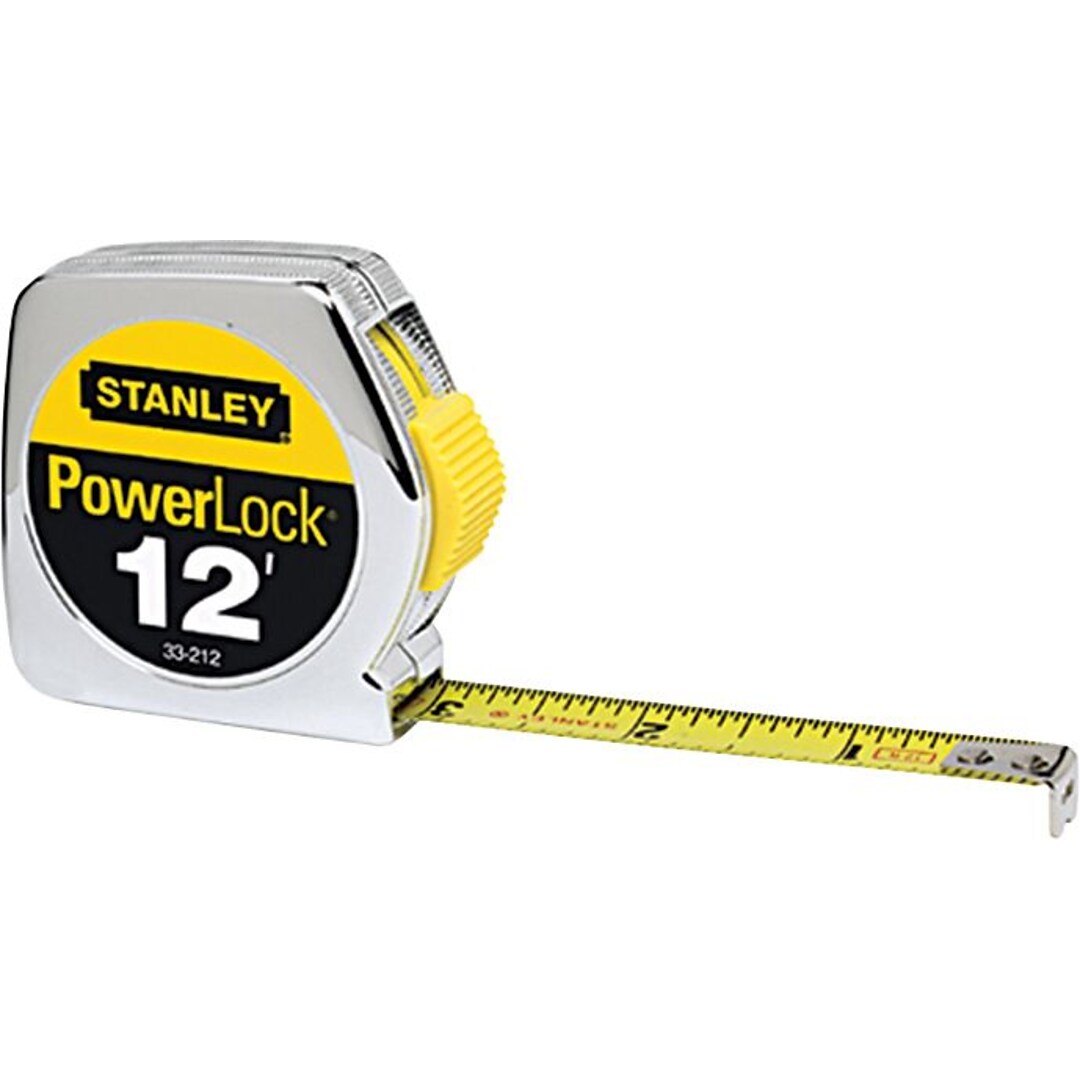 x 3/4-Inch 12-Ft Stanley Consumer Tools 33-312 Tape Measure Quantity 6 