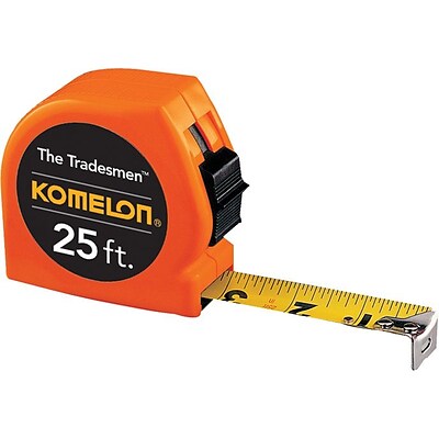 Komelon® Tradesman Measuring Tapes, 25ft Blade