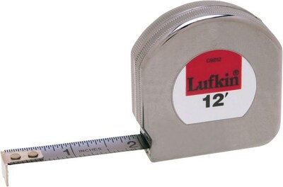 Lufkin® Mezurall® Pocket Measuring Tapes, 12ft Blade