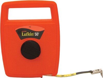 Lufkin® Hi-Viz® Linear Measuring Tape, 100ft Blade