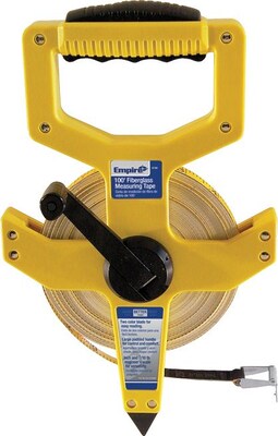 Empire® Reel Tape Measures, 100ft Blade