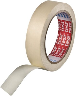 Tesa® Economy Grade Masking Tapes, 1/2 in, 60 yards, 24/Carton