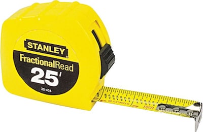 Stanley® Tape Rules, 1" x 26ft Blade, 8m