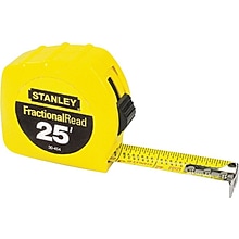 Stanley® Tape Rules, 1 x 26ft Blade, 8m