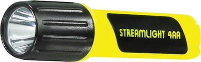 Streamlight® ProPolymer® Flashlights, 6-1/2, Yellow, 4 AA batteries