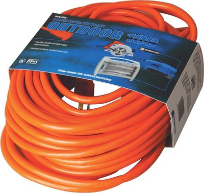CCI Vinyl Extension Cord, Orange, 50