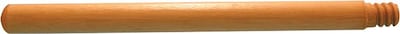 Magnolia Brush 455-A-60 Clear Lacquered Threaded Floor Brush Handle; Standard Hardwood