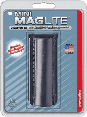Mag-Lite® Holster, Leather Flashlight Black Holster
